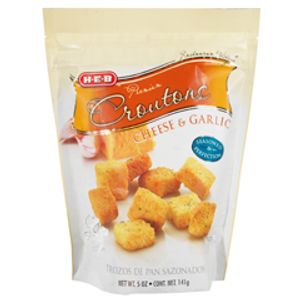 HEB Crutones Queso Y Cebolla Doypack 170 g