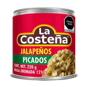 Chile Jalapeño Picados en Escabeche Lata 220 g