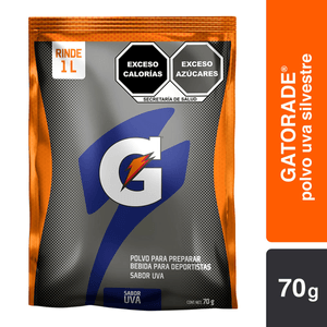 Gatorade Polvo Isotónico Sabor Uva 70 g