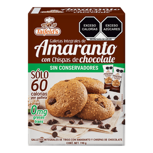 Galletas Amaranto con Chispas de Chocolate 190 g