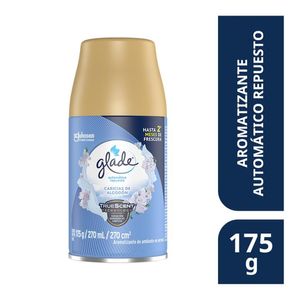 Glade Aromatizante Automático Repuesto Caricias de Algodón 175 g