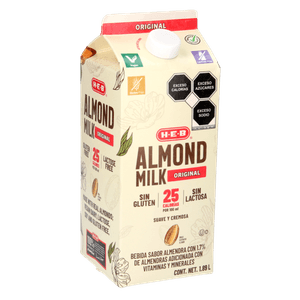 HEB Leche Almendras Original 1.89 L