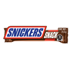 Snickers Barra de Chocolate con Leche de 21.5 g