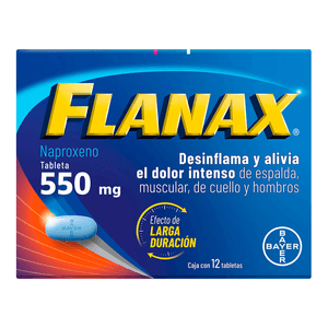 Bayer Flanax Analgesico 550 Mg con 12 pz