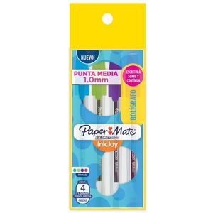 Bolígrafo Paper Mate KM Fashion con 4 pz