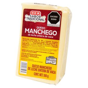 HEB Sabor Tradicional Queso Manchego 550 g