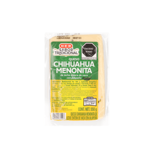 Queso Chihuahua Menonita con Jalapeño 550 g