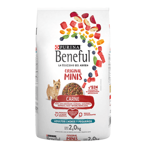 Purina Beneful Alimento Seco Adulto Razas Minis y Pequeñas Carne Bulto de 2 kg