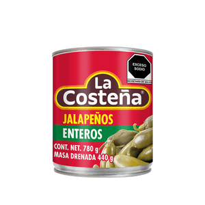 la Costeña Chiles Jalapeños Enteros 780 g