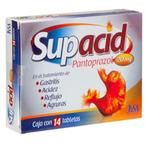 Supacid Pantoprazol 20 Mg con 14 pz