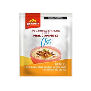 Granvita Avena Miel con Nuez 35 g