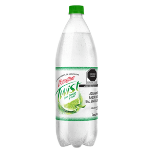 Peñafiel Agua Mineral de Manantial Twist Limón 1 L