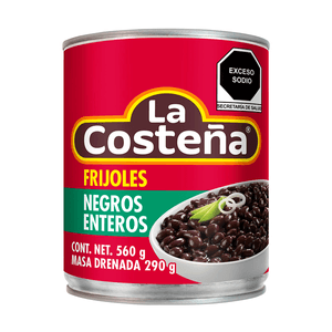 la Costeña Frijoles Enteros Negros 560 g