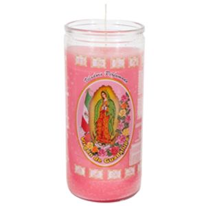 Veladora 14 Dias Virgen Guadalupe 1 Pz