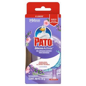 Pato Purific Limpiador Gel Discos Activos Lavanda Repuesto 36 ml