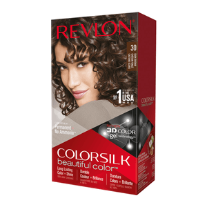 Tinte para Cabello Colorsilk con Queratina Tono 30 Castaño Oscuro 59.1 ml