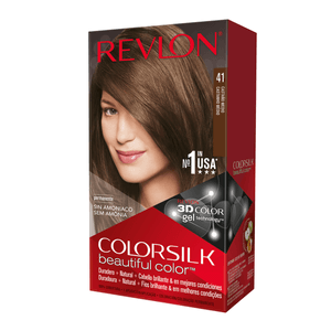 Tinte para Cabello Colorsilk con Queratina Tono 41 Castaño Medio 59.1 ml