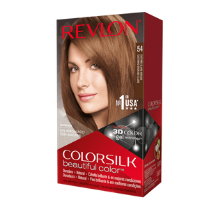 Tinte para Cabello Colorsilk con Queratina Tono 54 Castaño Claro Dorado 59.1 ml