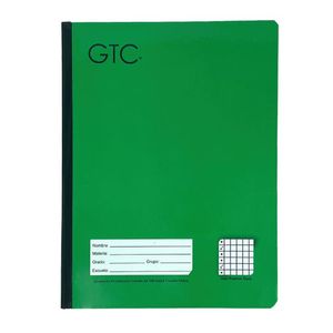 GTC Cuaderno Cosido Profesional Cuadro Chico con Puntos Guía 100 Hojas