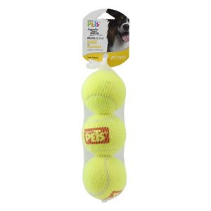 Juguete para Perros Pelota de Tenis 3 pz