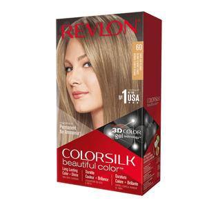 Tinte para Cabello Colorsilk con Queratina Tono 60 Rubio Oscuro Cenizo 59.1 ml