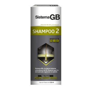 Sistema Gb Shampoo Hombre Crecimiento Cabello 230 ml