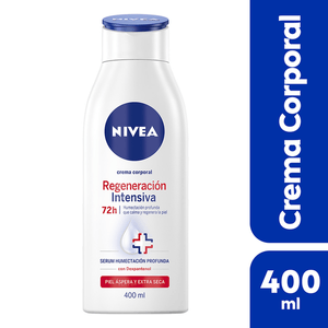 NIVEA Crema corporal humectante regeneración intensiva para piel áspera y extra seca 400 ml