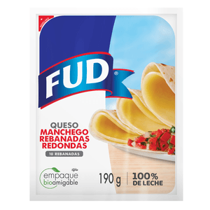 Fud Queso Rebanadas Redondas Manchego 190 g