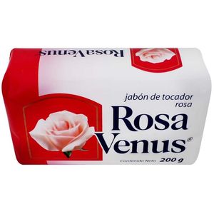 Rosa Venus Jabón en Barra Rosa 200 g