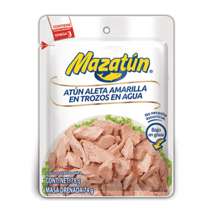 Mazatun Atun en Agua Pouch 78 g