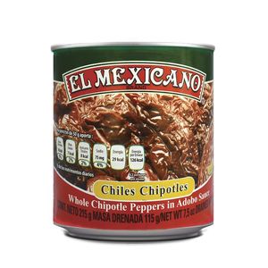 El Mexicano Chile Chipotle Adobados Lata 215 g