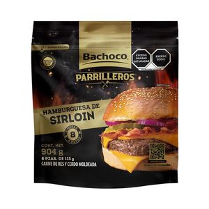 Bachoco Hamburguesa de Res Corte Sirloin 904 g