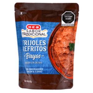 HEB Frijoles Bayos Refritos Bayos en Grasa 430 g