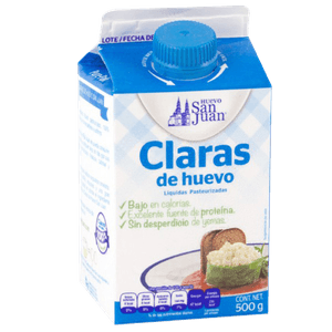 Clara de Huevo Líquida Pasteurizada 500 g