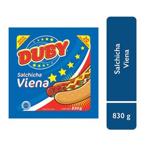 Duby Salchicha Viena 830 g