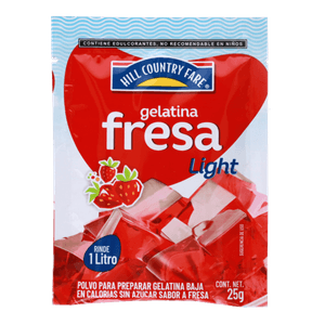 HCF Gelatina en Polvo Light Fresa 25 g