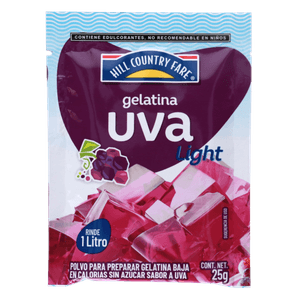 HCF Gelatina en Polvo Light Uva 25 g