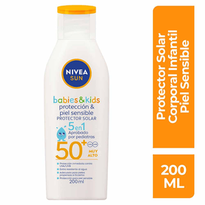 NIVEA SUN Protector Solar Kids Protect & Sensitive FPS50 200 ml