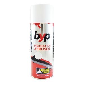 Byp Pintura en Aerosol Alquidálico Blanco Brillante 1 pz