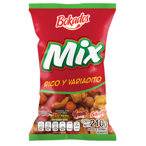 Bokados Surtido de Botanas y Cacahuates Mix 210 g