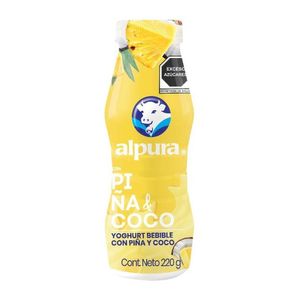 Alpura Yogurt Bebible Piña-Coco 220 g