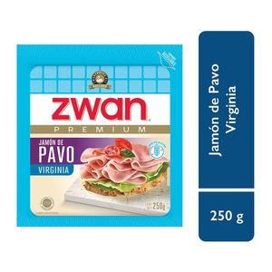 Zwan Premium Jamón de Pavo Virginia sin Gluten 250 g