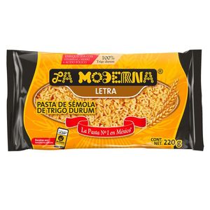 la Moderna Pasta Letras 220 g