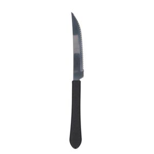 Cuchillo Para Asado 4 Leme Negro 1 Pz