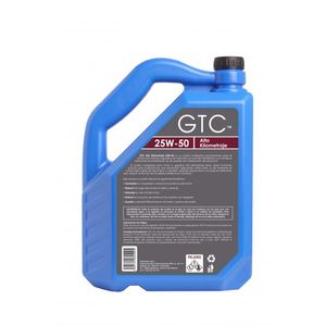 Gtc Aceite Multigrado Para Motores a Gasolina Alto Kilometraje 4.75 L