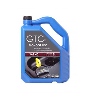 Gtc Aceite Lubricante Para Motores a Gasolina Monogrado 4.75 L