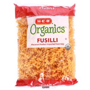 HEB Organics Pasta Fusilli 454 g