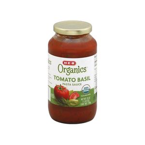 Salsa Para Pasta Tomate y Albahaca Organica 709 g