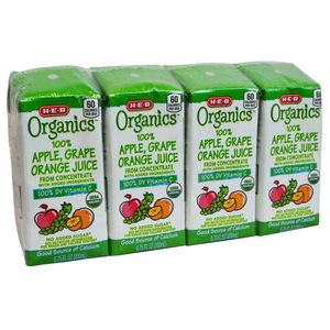 Jugo Manzana Organico 4 pz