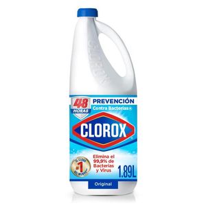 Clorox Blanqueador triple acción original 1,89 L